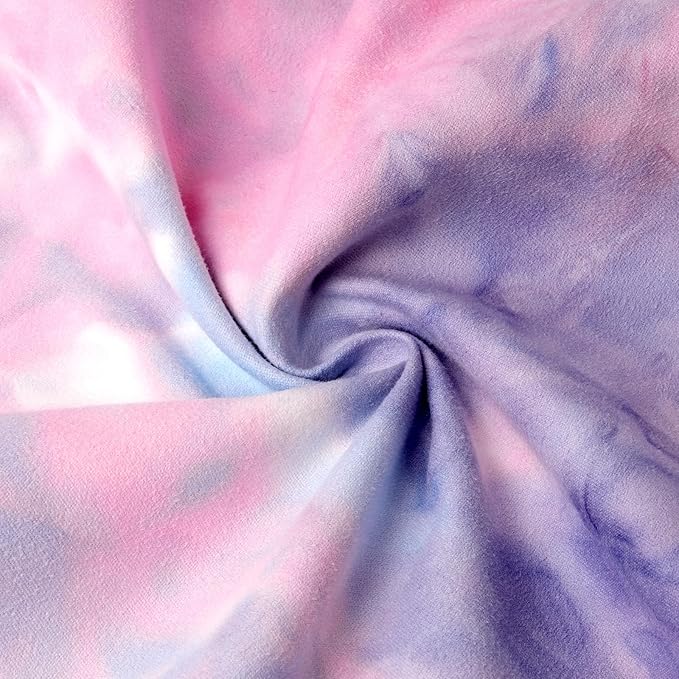 Eunzel Hot Yoga Towel Non Slip Yoga Mat Towel Non-Slip Sweat Absorbent Microfiber Towel for Hot Yoga, Pilates and Workout 72" x 26.5", Purple & Blue