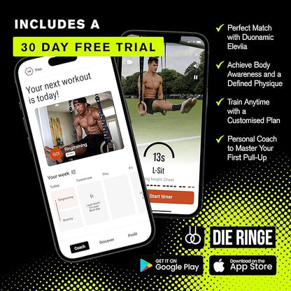 Duonamic Eleviia: Portable Doorway Pull-Up Bar – Lightweight, Travel-Ready, 250 lb Capacity