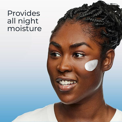 Eucerin Face Immersive Hydration Night Cream with Hyaluronic Acid and Provitamin B5, Ultra-Lightweight Face Moisturizer Smooths Fines Lines and Wrinkles, 2.5 Oz Bottle