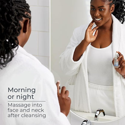 Eucerin Face Immersive Hydration Moisture Boost Face Serum, Ultra-Lightweight Hyaluronic Acid Serum Improves the Look of Fine Lines and Wrinkles, Facial Moisturizer for All Skin Types, 1 Fl Oz Bottle