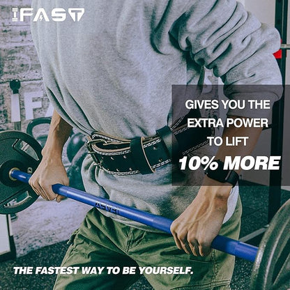 Leather Weight Lifting Belt 4 Inch