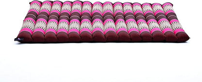 Leewadee Zabuton Seating Cushion – Square Floor Seat for Meditation Exercises, Light Yoga Mat Filled with Kapok