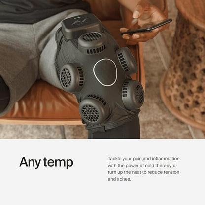 Hyperice X Knee Device - Advanced Heat and Cold Contrast Therapy - Pain and Inflammation Relief - Provides Increased Range of Motion - FSA/HSA Eligible