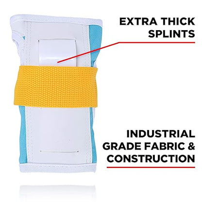 187 Killer Pads Six Pack Pad Set, Elbow Pads, Knee Pads, and Wrist Guards - Ideal for Skateboarding, Roller Skating, and Inline Skating
