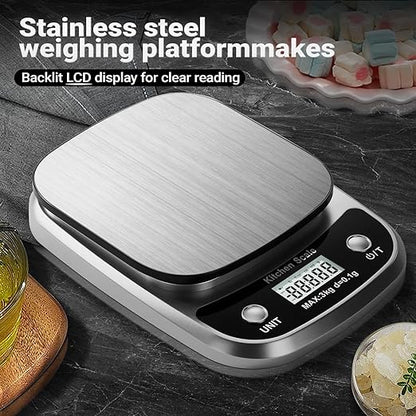 Food Kitchen Scale Digital Weight Grams and Oz，Professional Small Digital Kitchen Food Scales 3kg/0.1g for Weight Loss