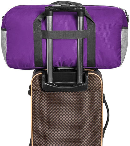 G4Free 40L/65L Foldable Duffel Bag, Water-Repellent Travel Backpack, Lightweight Carry Bag for Overnight Weekender Sports Men Women