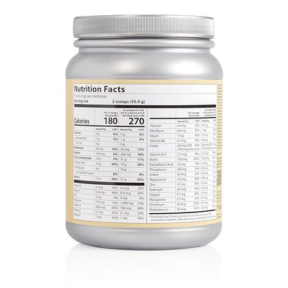 GoTrim Nutrition Shakes - Creamy Vanilla, High Protein, Meal Replacement Shake with 19g Protein & 10g Fiber, Ready to Drink, Gluten-Free, No Added Sugar, 14 Servings