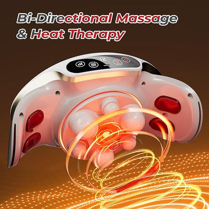 Electric Abdominal Massager, Stomach Massager for Digestion, Belly Cellulite Massage for Flattening Belly,Relieves Discomfort Caused by Bloating, Constipation,Stomach Pain, Gifts for Mom