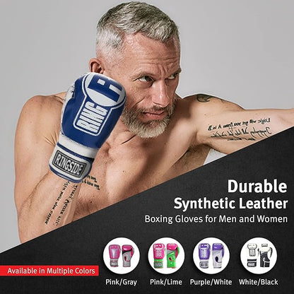 Ringside Apex Bag Gloves, IMF-Tech Boxing Gloves with Secure Wrist Support, Synthetic Boxing Gloves for Men and Women