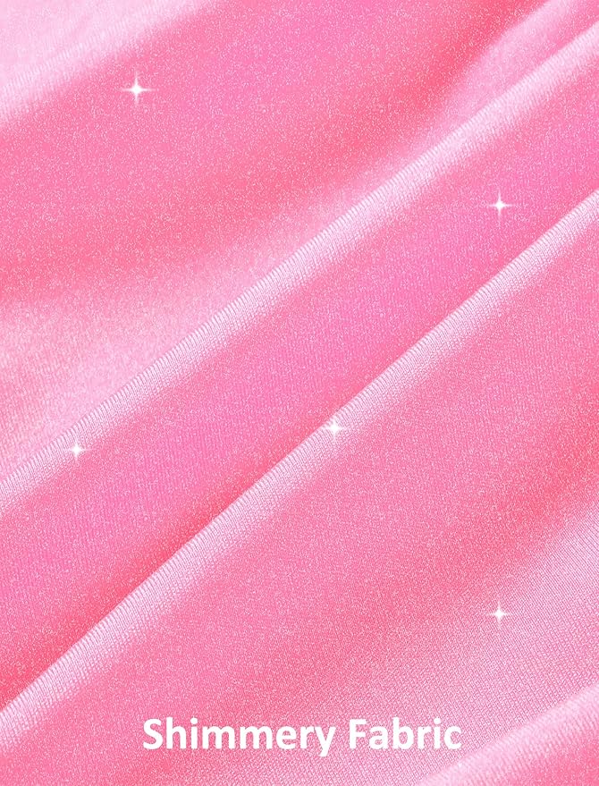 EXARUS Girls Butterfly Shorts Flowy Dance Skirt Cheer Skorts Athletic Tween Clothes Teen Preppy Outfits Flutter Kids