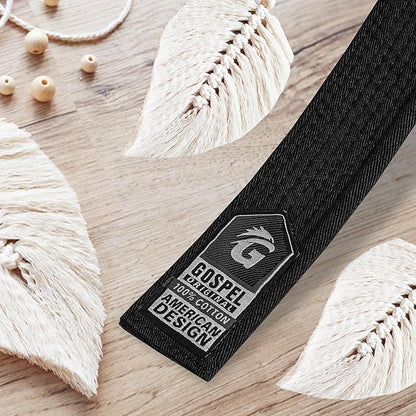 GOSPEL Vintage Series BJJ Belt for Men & Women | Brazilian Jiu Jitsu Belt with Vintage Colors