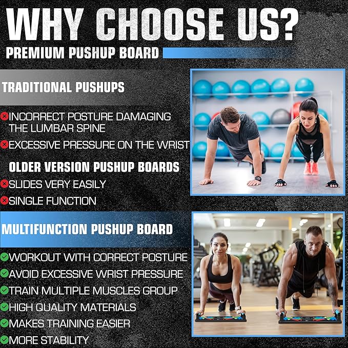 15-in-1 Push Up Board