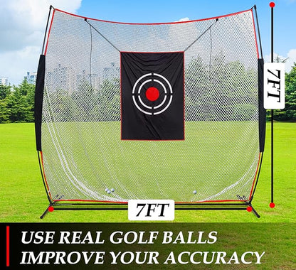 Golf Practice Hitting Nets for Backyard Driving Indoor Use Heavy Duty Practice Golf Driving Pitching Nets for Backyard