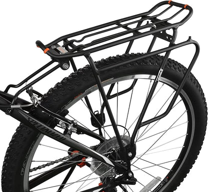 Ibera PakRak Touring Bicycle Seatpost/Disc/Non/Disc Rack and Quick Release Bag