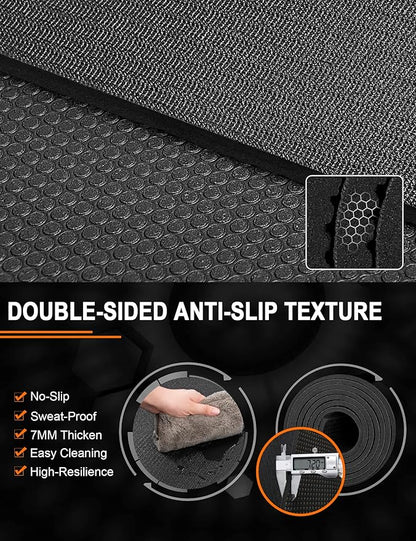 Large Exercise Mat 8'x5' 12'x6' Workout