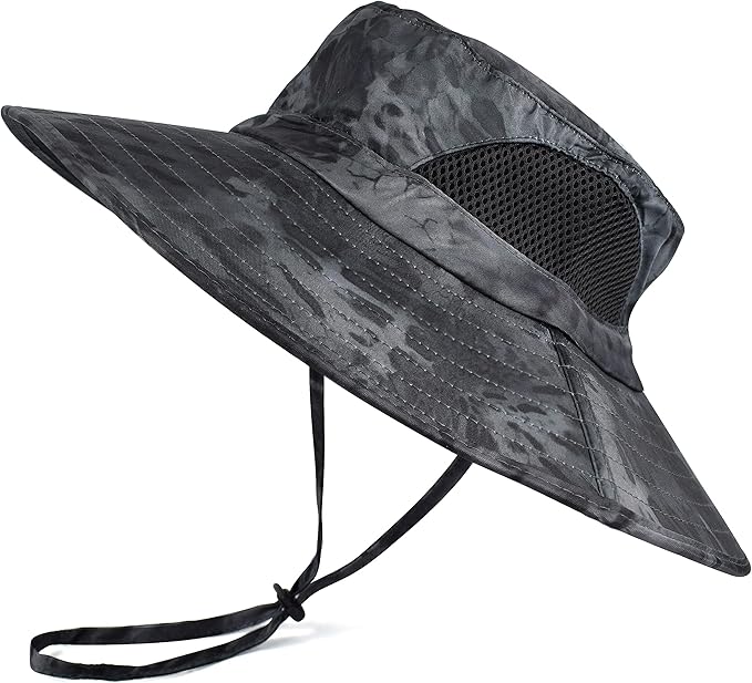 EINSKEY Wide Brim Sun Hat, UPF 50+ UV Protection Waterproof Packable Bucket Hat for Men & Women, Fishing Hiking Beach Garden
