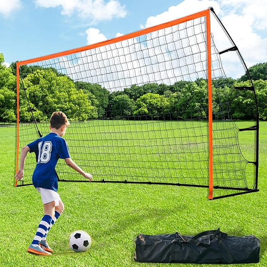 12 Ft Portable Soccer Goal Stable Soccer Net –2 Minute
