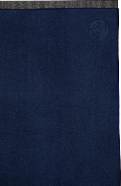 Manduka Yogitoes Yoga Towel – Rubber Grip Dots Non-Slip Bottom, Quick Dry Fitness Towel for Hot Yoga, Pilates, Exercise