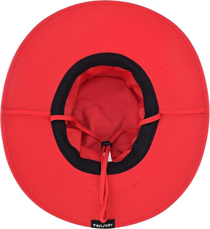 EINSKEY Wide Brim Sun Hat, UPF 50+ UV Protection Waterproof Packable Bucket Hat for Men & Women, Fishing Hiking Beach Garden