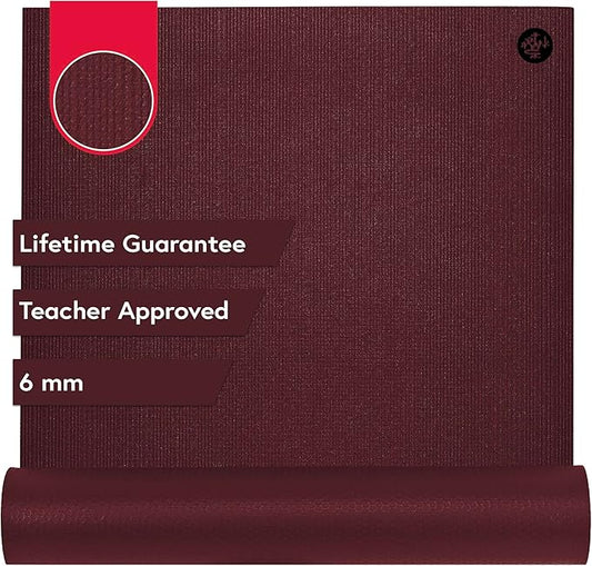 Manduka PRO Yoga Mat - 6mm | Lifetime Durability | Hygienic Construction | Premium Studio Quality | Teacher Approved