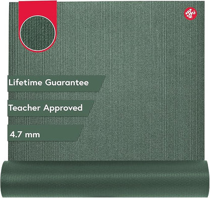 Manduka PROlite Yoga Mat 71" - 4.7mm | Lifetime Durability | Hygienic Construction | Teacher Approved | 71 x 24 inches