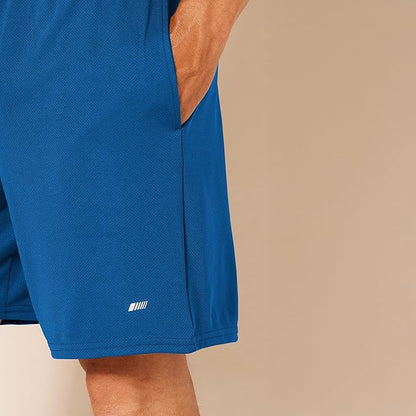 Amazon Essentials Men's Performance Tech Loose-Fit Shorts (Available in Big & Tall), Pack of 2