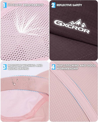 GXCROR Performance Baseball Cap for Men & Women - UPF 50+ Running Hat, Lightweight Quick-Dry Sports Hat for Golf, Hiking, Gym