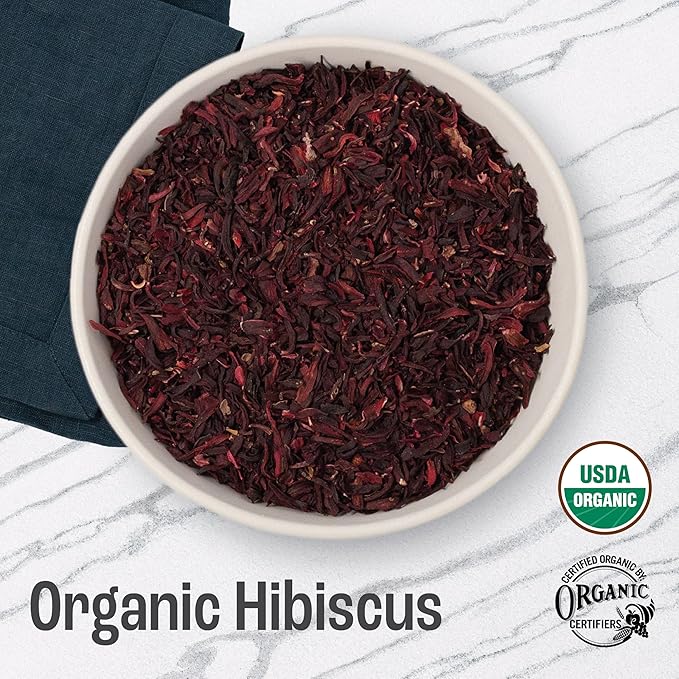 J Mac Botanicals, Certified Organic Hibiscus Flower, loose leaf tea, Flor de Jamaica