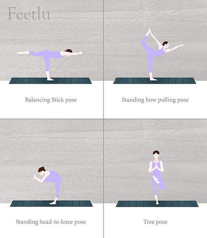 Foldable Yoga Exercise Mat – Lightweight, Anti-Slip, and Easy to Store for Yoga, Pilates, Home Workouts, and Floor Exercises