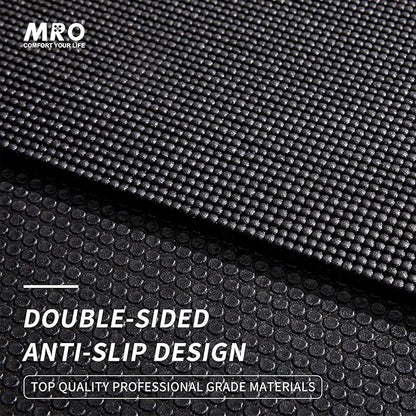 MRO Extra Large Yoga Mat, 12'x6'/9'x6'/7'x5'/6'x4' (9MM) Extra Wide and Thick Exercise Mats for Home Gym Workout, Non-Slip, Soft for Women and Men Fitness, Ideal for Barefoot Yoga, Pilates, stretching