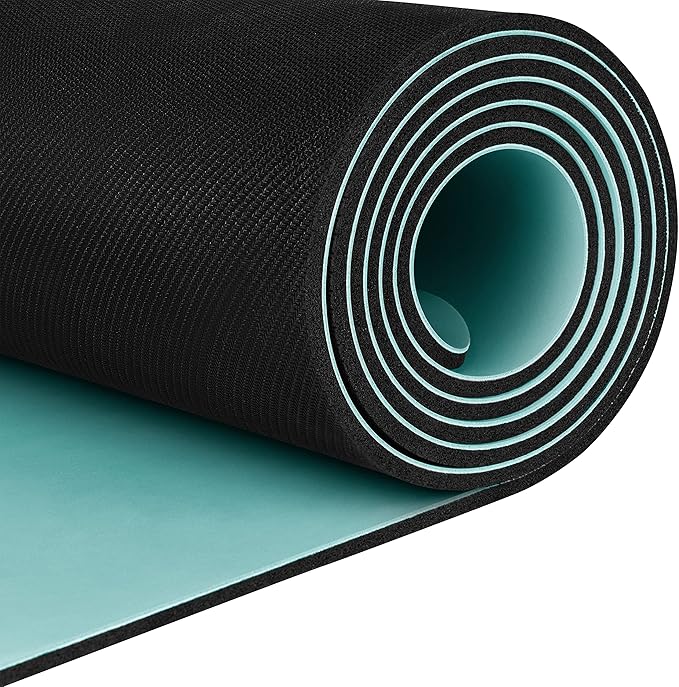 Retrospec Laguna 5mm Yoga Mat - Fitness Mat for Women, Men & Children, Slip-Resistant and Moisture Absorbing Exercise Mat for Home, Pilates, Yoga and Floor Workouts