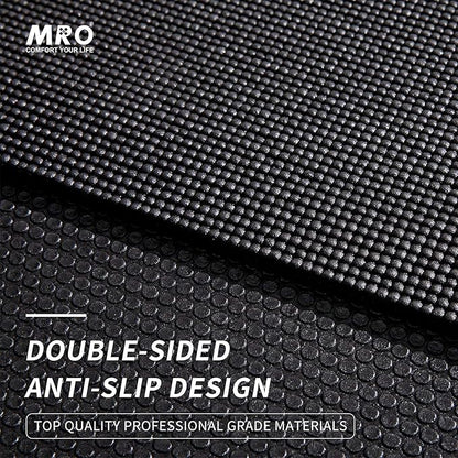 MRO Extra Large Yoga Mat, 12'x6'/9'x6'/7'x5'/6'x4' (9MM) Extra Wide and Thick Exercise Mats for Home Gym Workout, Non-Slip, Soft for Women and Men Fitness, Ideal for Barefoot Yoga, Pilates, stretching