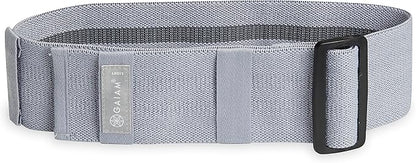 Gaiam Adjustable Hip Bands - 2-Pack Resistance Bands for Working Out, Buckle Adjustable Workout Bands with 4 Light and Medium Resistance Levels Target, Tone, and Strengthen Lower Body - 2 Pack