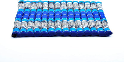 Leewadee Zabuton Seating Cushion – Square Floor Seat for Meditation Exercises, Light Yoga Mat Filled with Kapok