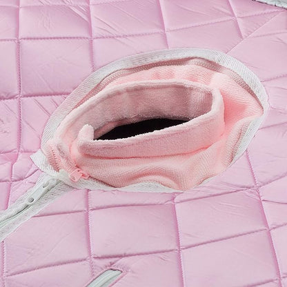 Durasage Personal Ultra Low EMF Portable Infrared Sauna Spa for Home – Detox, Relaxation, 30-Min Timer, Handheld Remote, Heated Footpad, and Chair (Light Pink)