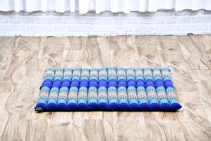 Leewadee Zabuton Seating Cushion – Square Floor Seat for Meditation Exercises, Light Yoga Mat Filled with Kapok