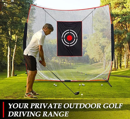 Golf Practice Hitting Nets for Backyard Driving Indoor Use Heavy Duty Practice Golf Driving Pitching Nets for Backyard