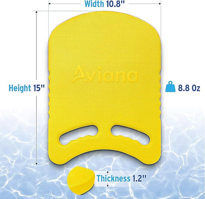 Junior Kickboard Buoy for Youth Children & Toddlers Swimming Aid & Exercise Training Board for Kids to Learn to Swim with Kick Boards in Pool BPA Free