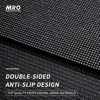 MRO Extra Large Yoga Mat, 12'x6'/9'x6'/7'x5'/6'x4' (9MM) Extra Wide and Thick Exercise Mats for Home Gym Workout, Non-Slip, Soft for Women and Men Fitness, Ideal for Barefoot Yoga, Pilates, stretching