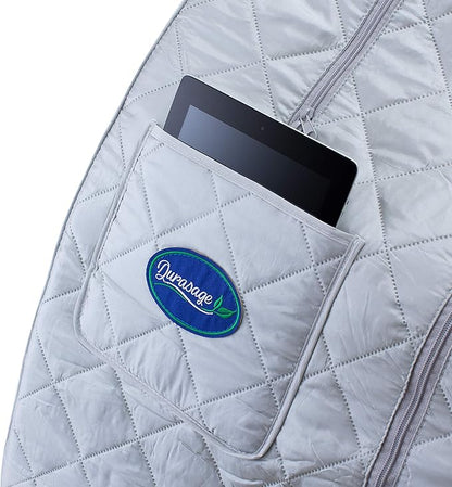 Durasage Portable Steam Sauna for Home - Personal Full Body Detox Sauna Tent with 800W Steam Generator, 60-Min Timer, Foldable Design & Chair for Relaxation