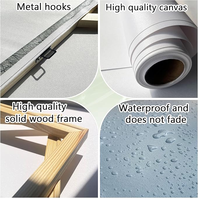 Black White and Gold Wall Art, Modern Paintings Abstract Graffiti Canvas Prints Artwork Black Grey Wall Pictures for Living Room Bedroom Bathroom Home Office Decor 20x40 In