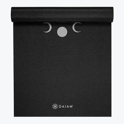 Gaiam Yoga Mat - Premium 6mm Print Extra Thick Non Slip Exercise & Fitness Mat for All Types of Yoga, Pilates & Floor Workouts (68"L x 24"W x 6mm Thick)
