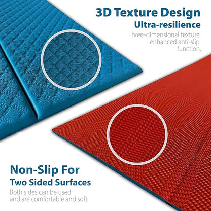 Foldable Yoga Exercise Mat – Lightweight, Anti-Slip, and Easy to Store for Yoga, Pilates, Home Workouts, and Floor Exercises
