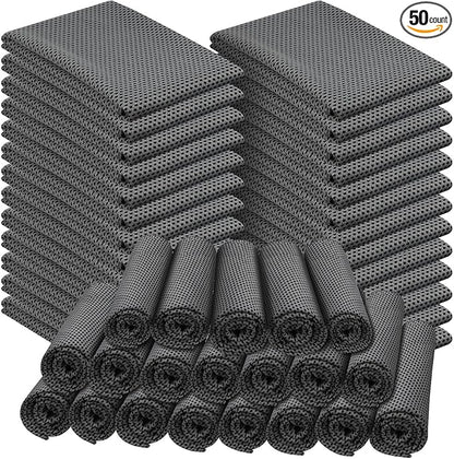 Shellwei 50 Pcs Cooling Towel 40 x 12 Inch Microfiber Workout Towels Breathable Chilly Towel Ice Cool Cold Towels Bulk Fast Drying Absorbent Sweat Rag for Neck Yoga Sports Golf Gym