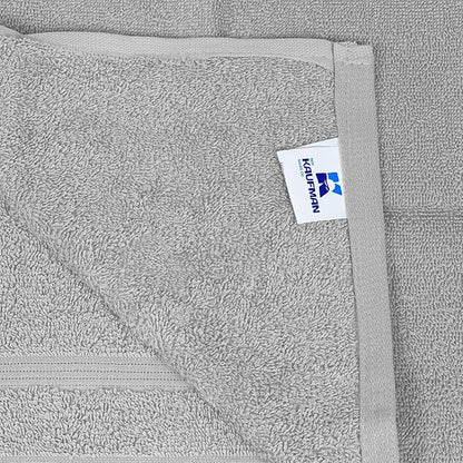 Kaufman - Premium Hand Towels Set for Bathroom, Spa, Gym, and Face Towel 100% Cotton Ring Spun, Ultra Soft Feel and Highly Absorbent Towels (Light Gray, 72-PK)