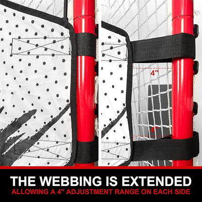 Ealer HTST20 Goalie Shooting Target - Ice & Street Hockey Goal Practice with 5 Precision Targets