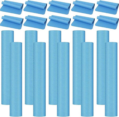 10 Pack Yoga Mats Bulk, 68'' x 24'' x 4mm Thick Yoga Mats for Kids and Adult Gym Mats Bundle Latex Free Exercise Mats with Non Slip Texture for Outdoor Yoga, Pilates or Workout