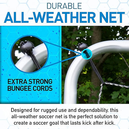 Franklin Sports Soccer Rebounder - Tournament Steel Rebounding Net - Perfect for Backyard Practice and Training - 12' x 6' & 6' x 4'