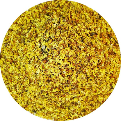 Green Hill Tea Osmanthus Flower Dried – Premium– Fragrant Osmanthus Dried Flowers -Loose Leaf Osmanthus Tea – 100% Pure, Natural, Non-GMO – Great for Brewing, Baking & Infusions 4 OZ