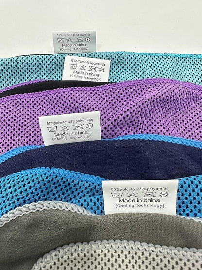 Sukeen 12 Pack Cooling Sports Towel Bulk (40"x12"), Quick-Drying Neck Cooling Wraps, Soft & Breathable Microfiber Ice Towel for Athletes, Sports Fitness Enthusiasts in Gym, Workers in Outdoor Summer